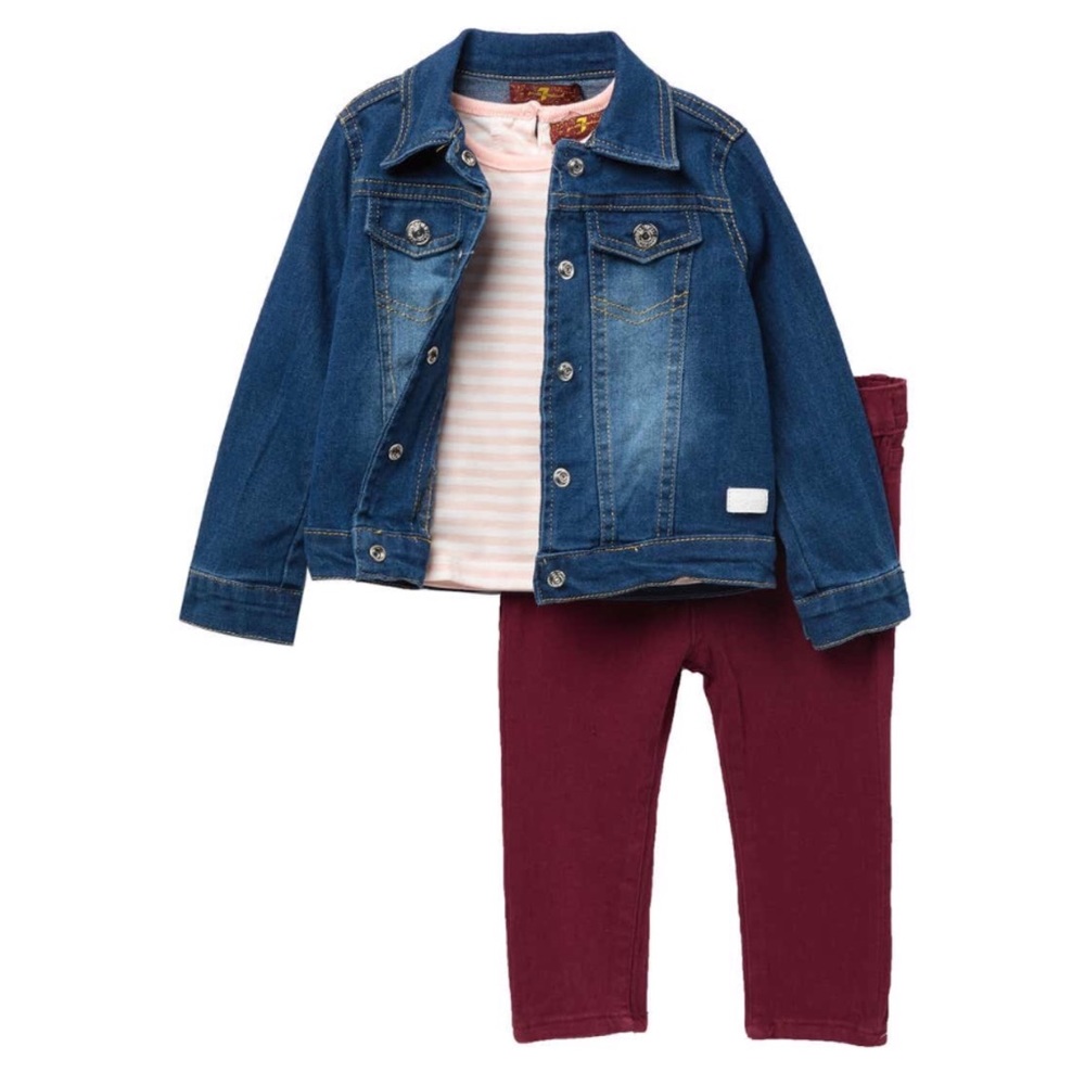 7 For All Mankind 3 Piece Jacket Set